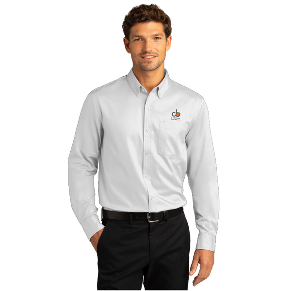 CBT Port Authority Long Sleeve SuperPro React Twill Shirt