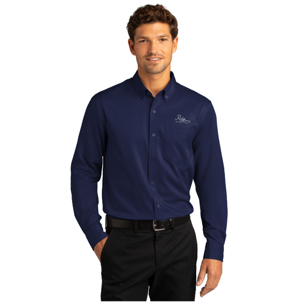 RST Port Authority Long Sleeve SuperPro React Twill Shirt
