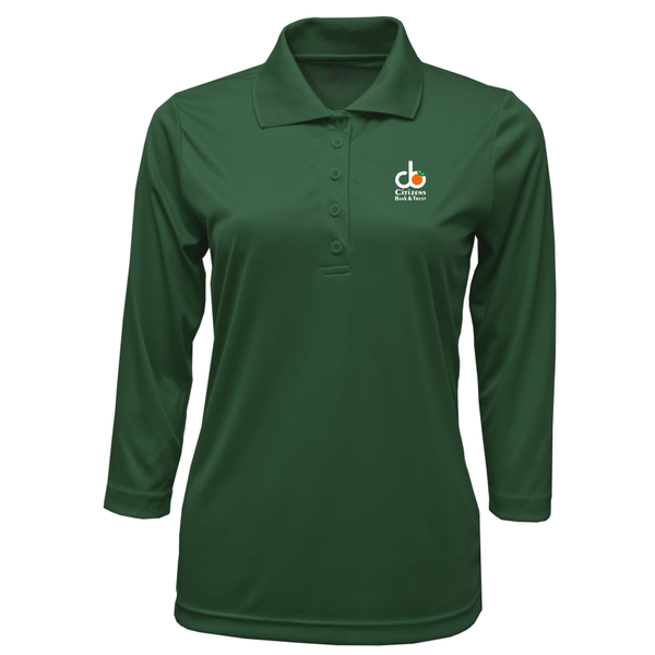 CBT Women Xtreme-Tek 3/4 Sleeve Polo