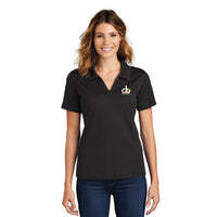CBT Sport-Tek Ladies Dri-Mesh V-Neck Polo