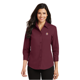 CBT Port Authority Ladies 3/4-Sleeve Easy Care Shirt