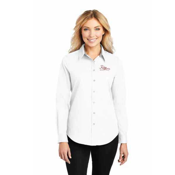 RST Port Authority Ladies Long Sleeve Easy Care Shirt.